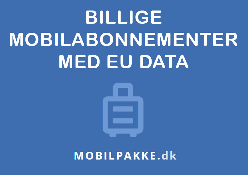 Billige mobilabonnementer med EU data