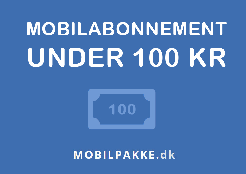 Mobilabonnement under 100 kr